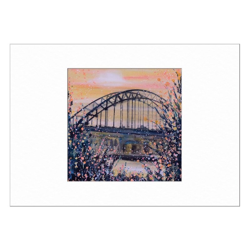 Tyne Bridge Limited Edition Print with Mount